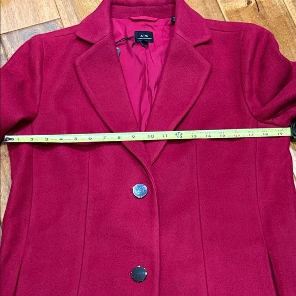 Armani NWT Stunning Long Wool blend Trench Coat - Picture 9 of 14